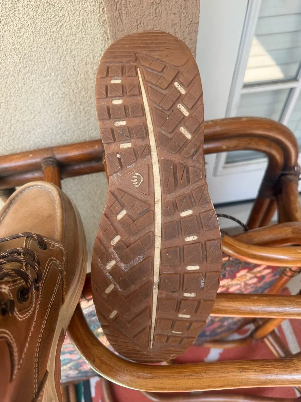 Wolverine Brown Leather Lace-Up Work Boots
